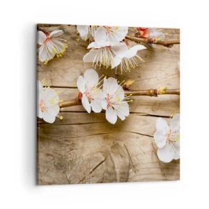 Schilderen op canvas - En het was lente - 50x50 cm