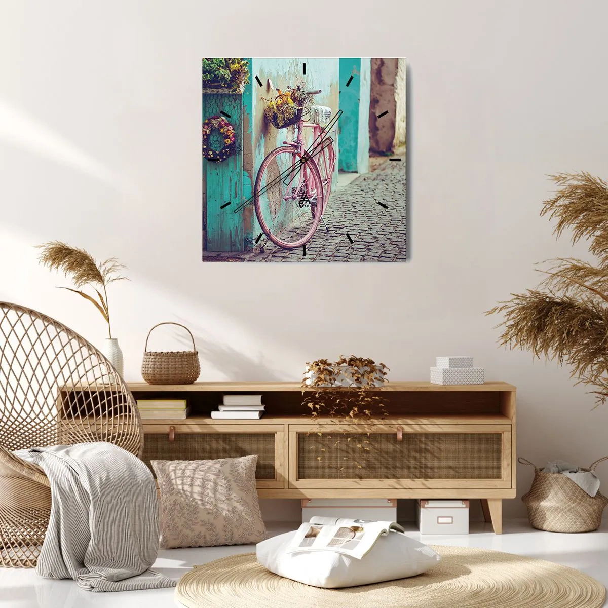 Wandklok - Klok - Ben zo terug - 30x30 cm