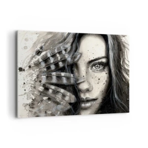 Schilderen op canvas - Wilde schoonheid - 120x80 cm