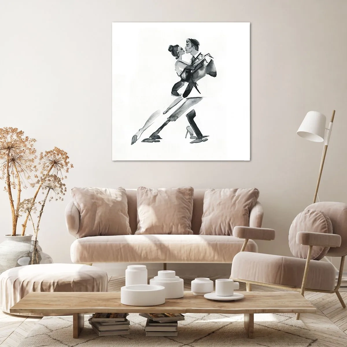 Schilderen op canvas - In één slag - 70x70 cm