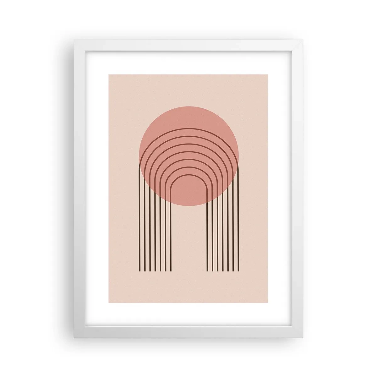 Poster in een witte lijst - Onweerstaanbare aantrekkingskracht - 30x40 cm