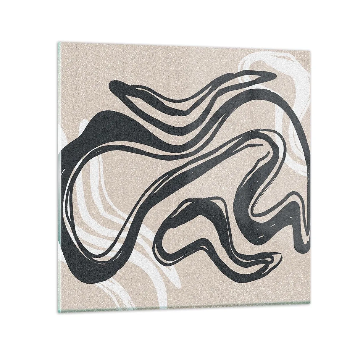 Schilderen op glas - Expressie vermenigvuldigd - 60x60 cm