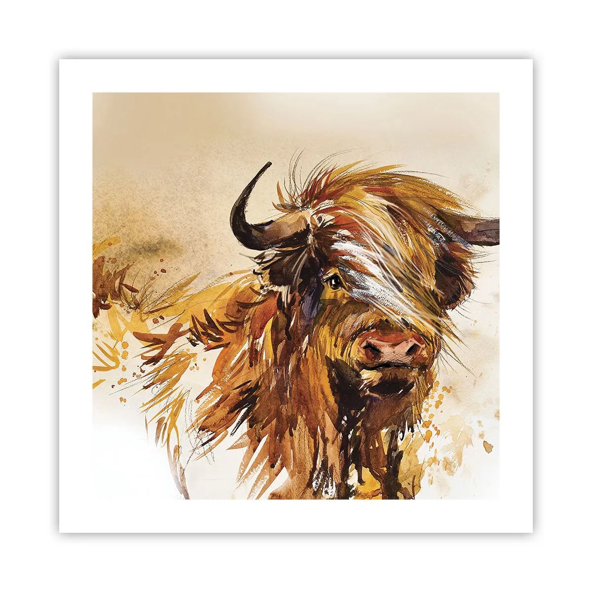 Poster - Trots van de jager - 50x50 cm