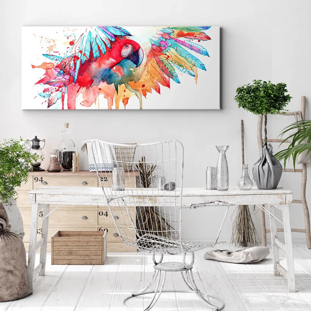 Schilderen op canvas - . - 90x30 cm