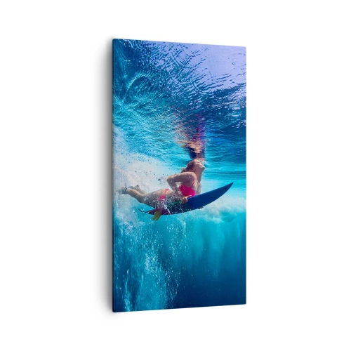 Schilderen op canvas - De diepte van vreugde - 55x100 cm