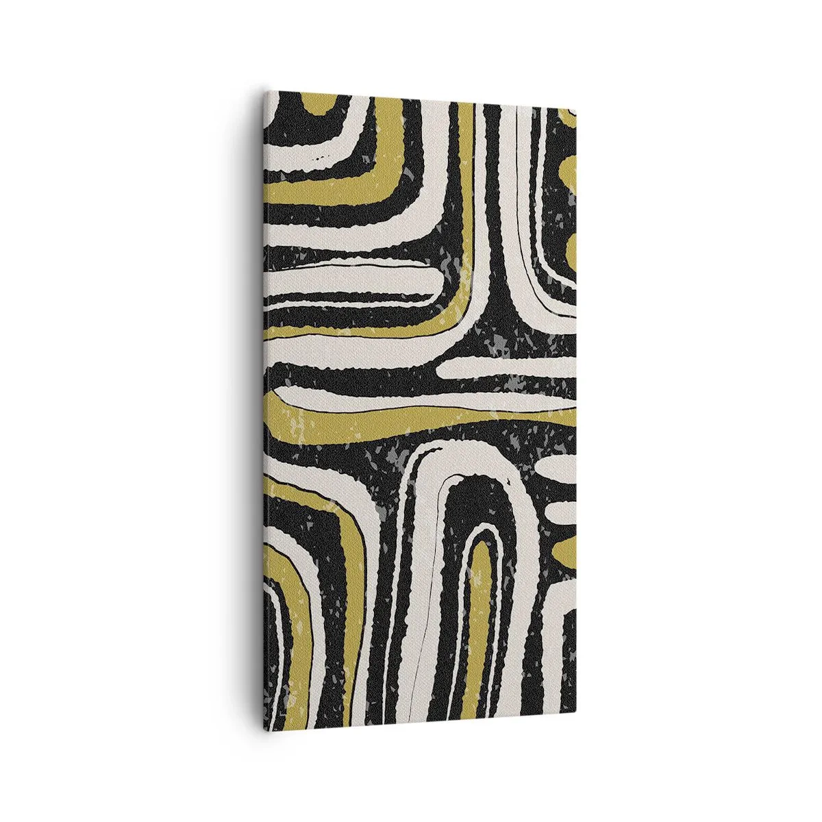 Schilderen op canvas - Compositie: wegen en steegjes - 55x100 cm