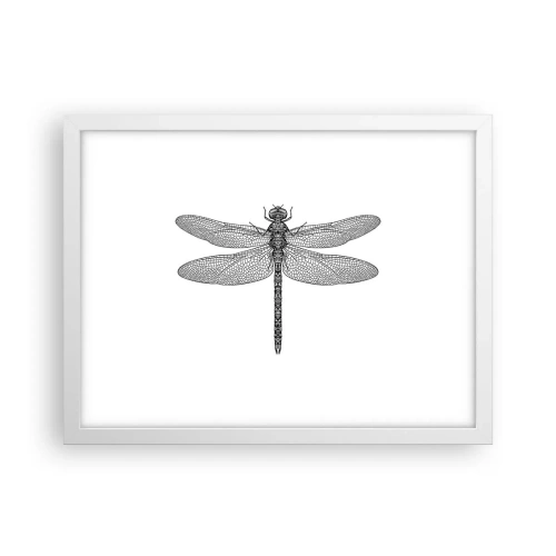 Poster in een witte lijst - Precisie van de natuur - 40x30 cm