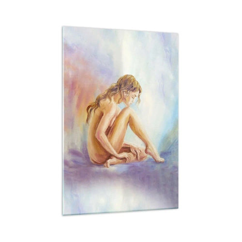 Schilderen op glas - De daad van de jeugd - 70x100 cm