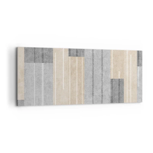 Schilderen op canvas - Compositie: houd verticaal - 100x40 cm