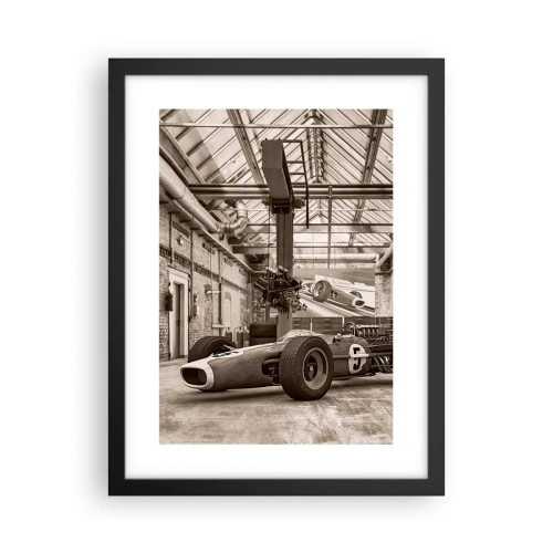 Poster in een zwarte lijst - De rust van de winnaar - 30x40 cm