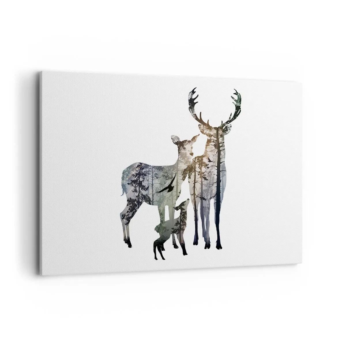 Schilderen op canvas - Familiefotografie - 120x80 cm