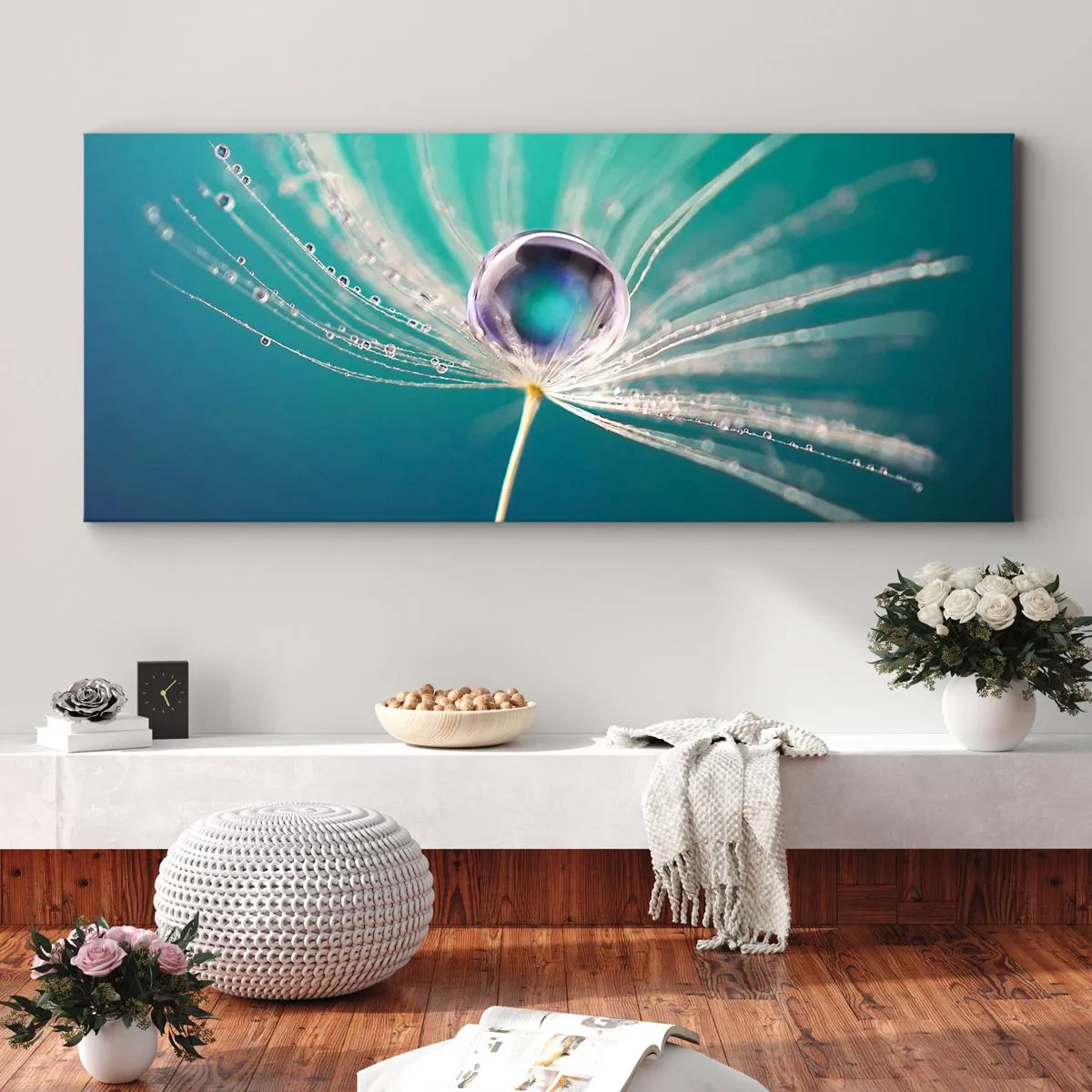 Schilderen op canvas - Mystiek moment - 100x40 cm