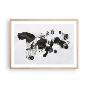 Een poster in een licht eiken lijst - Is er een methode voor de waanzin? - 70x50 cm