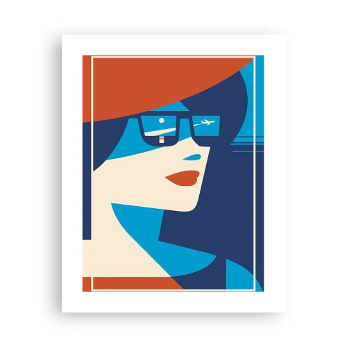 Poster - Vakantie trip - 40x50 cm