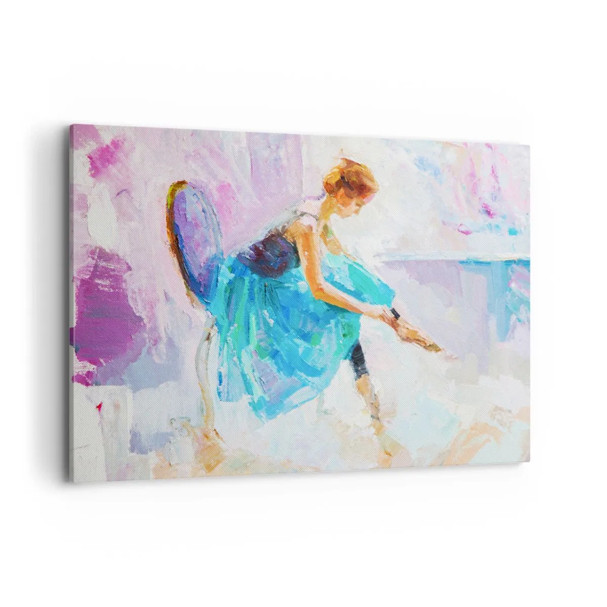 Schilderen op canvas - Onuitsprekelijke gratie, subtiele charme - 100x70 cm