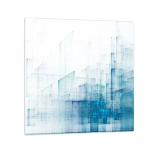 Schilderen op glas - Hoe ruimte geworden is - 30x30 cm