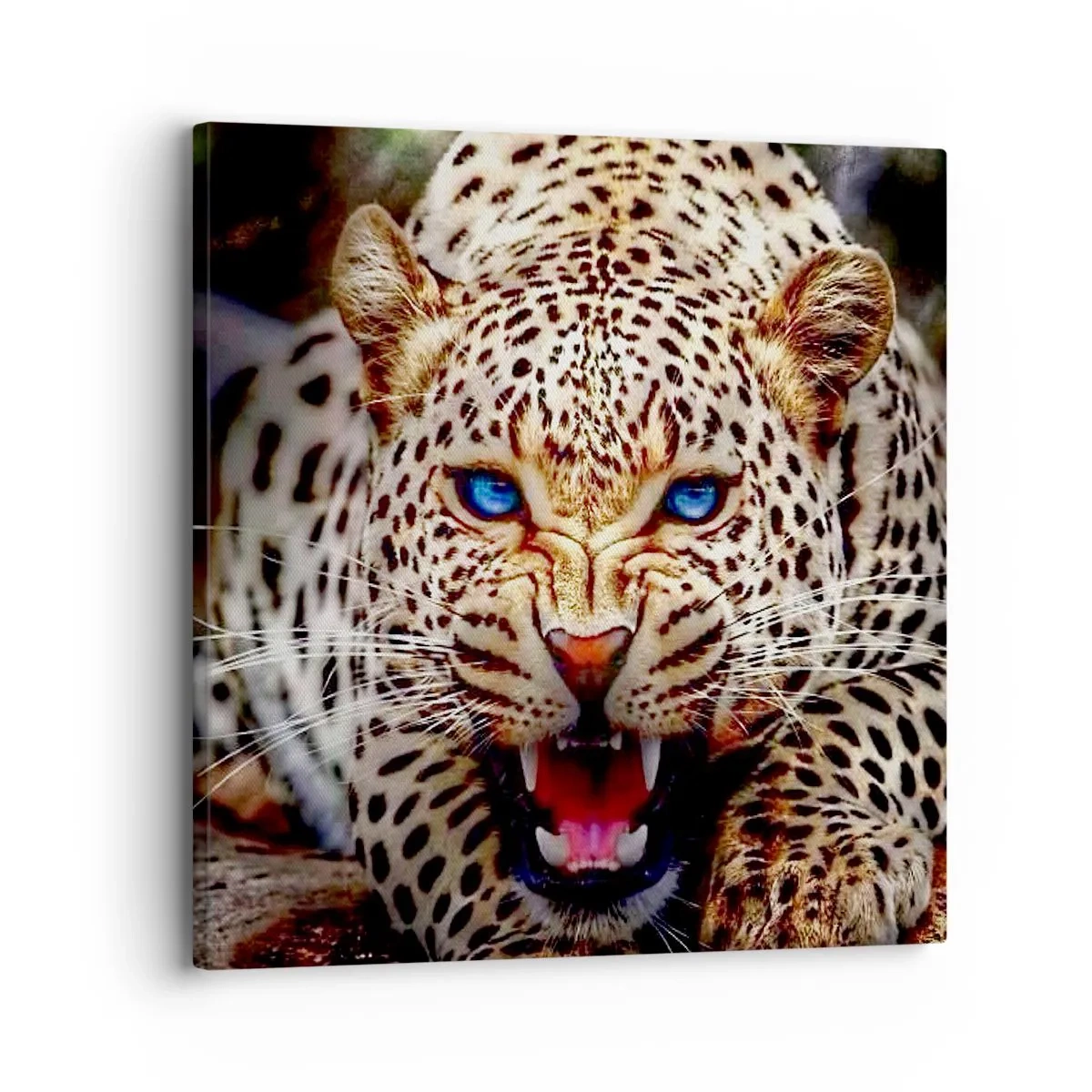 Schilderen op canvas - Boosheid schaadt de schoonheid niet - 30x30 cm