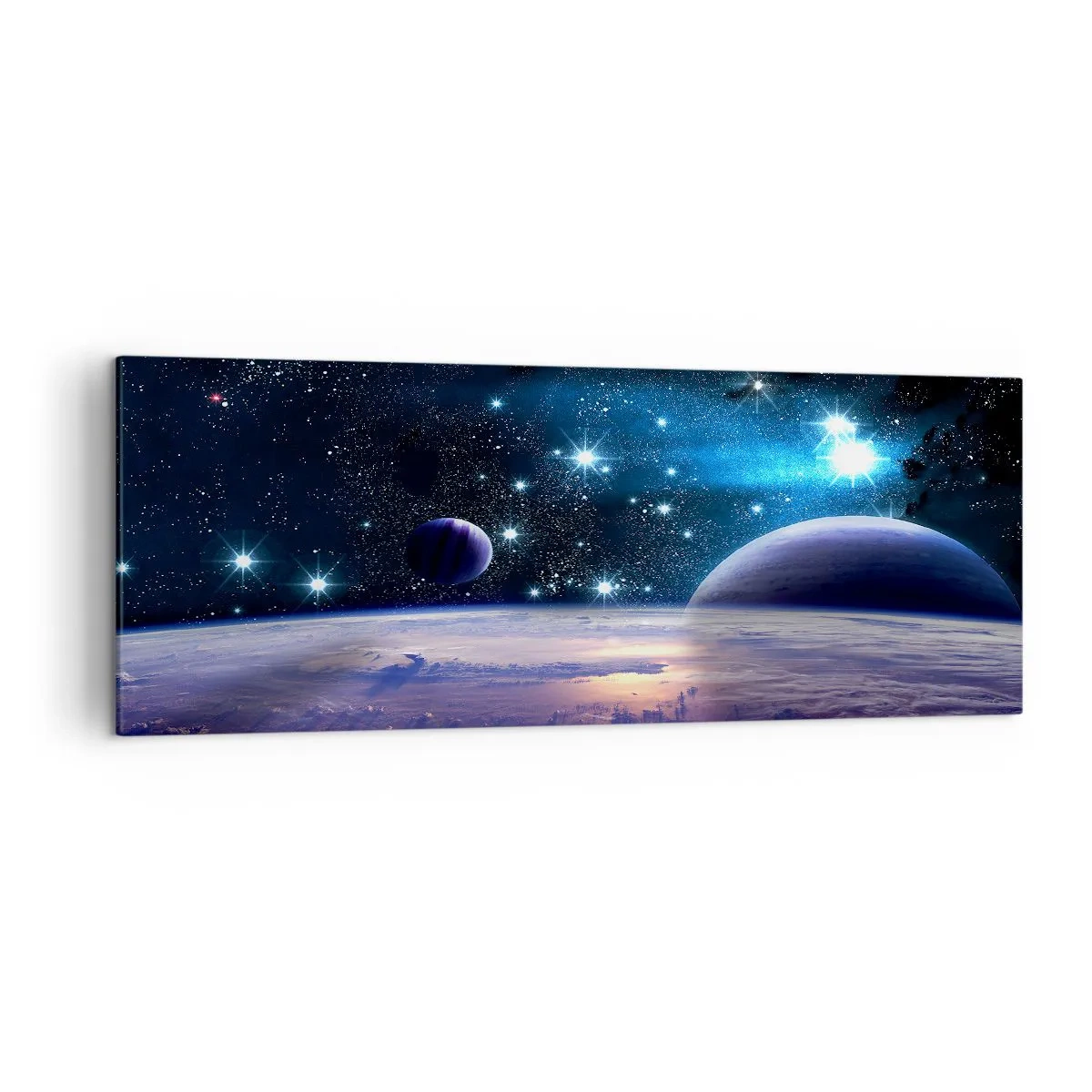 Schilderen op canvas - Nog steeds alleen? - 140x50 cm