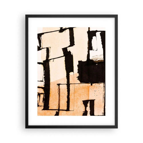 Poster in een zwarte lijst - Bestel echter - 40x50 cm