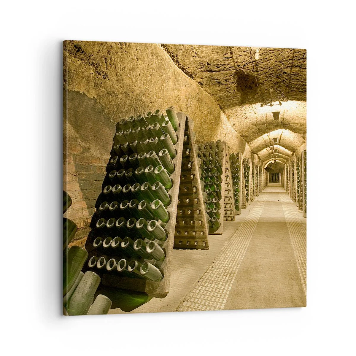 Schilderen op canvas - De geboorte van smaak - 60x60 cm