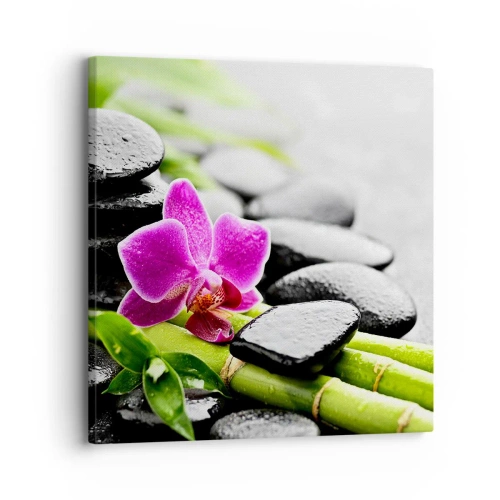 Schilderen op canvas - In een vrede evenwicht - 30x30 cm