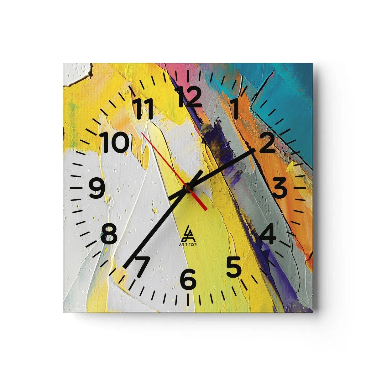 Wandklok - Klok - De anatomie van licht - 30x30 cm