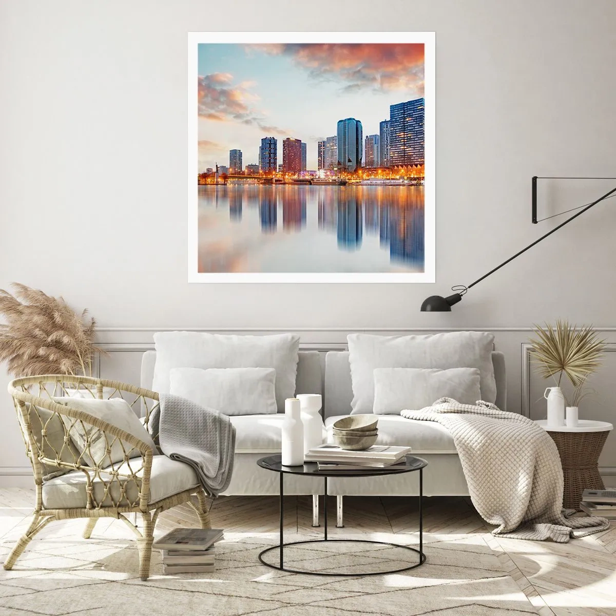 Poster - De monumentale rust van Parijs - 50x50 cm