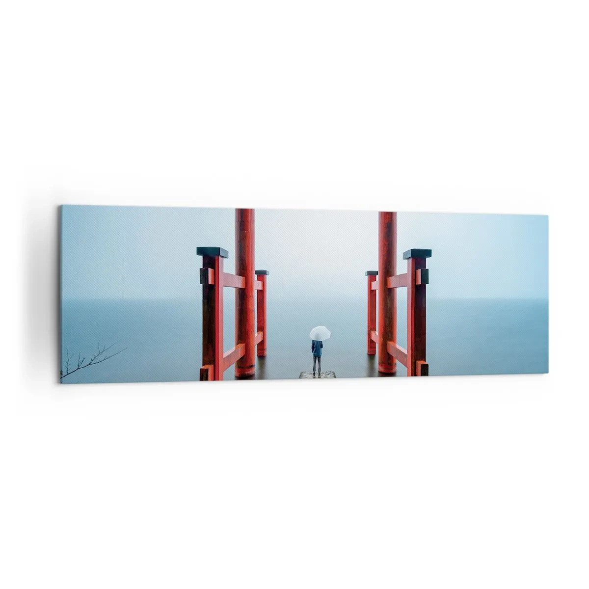 Schilderen op canvas - Japanse mijmering - 160x50 cm