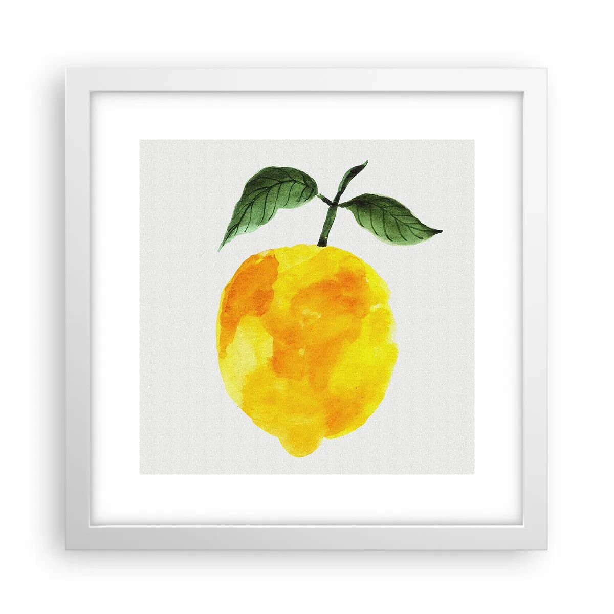 Poster in een witte lijst - Hoe proef je de zon? - 30x30 cm