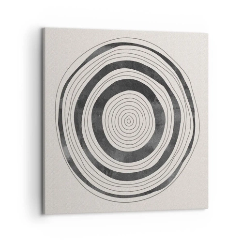 Schilderen op canvas - Wat belangrijk is, is wat er tussenin zit - 50x50 cm
