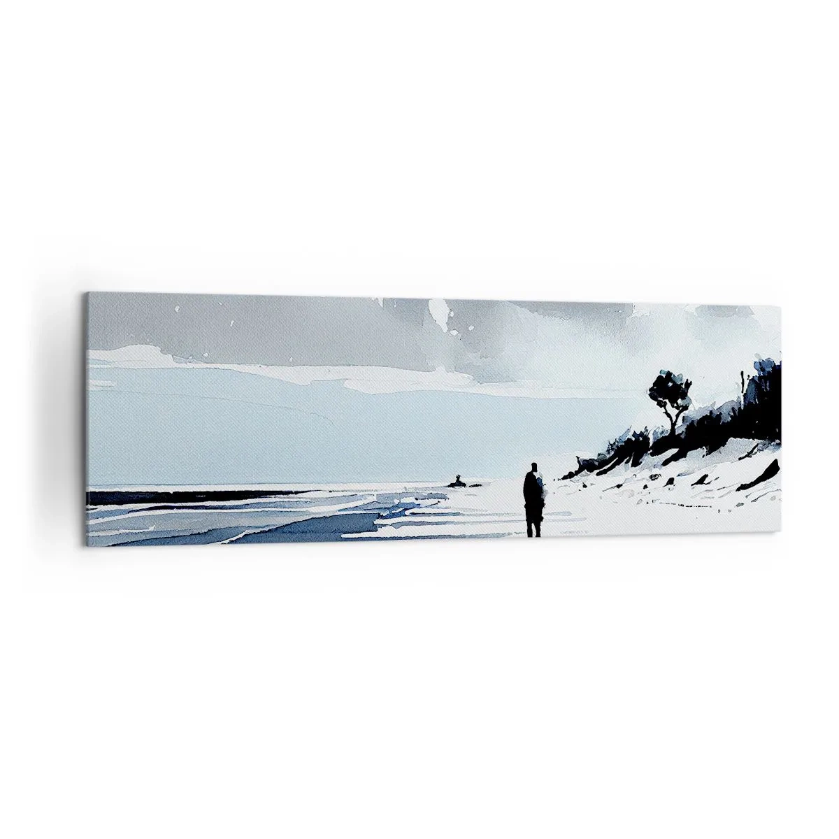 Schilderen op canvas - Alleen - 160x50 cm