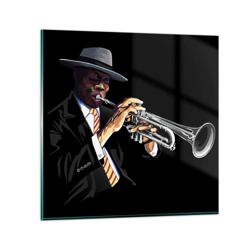 Schilderen op glas - Charme van oude school - 40x40 cm