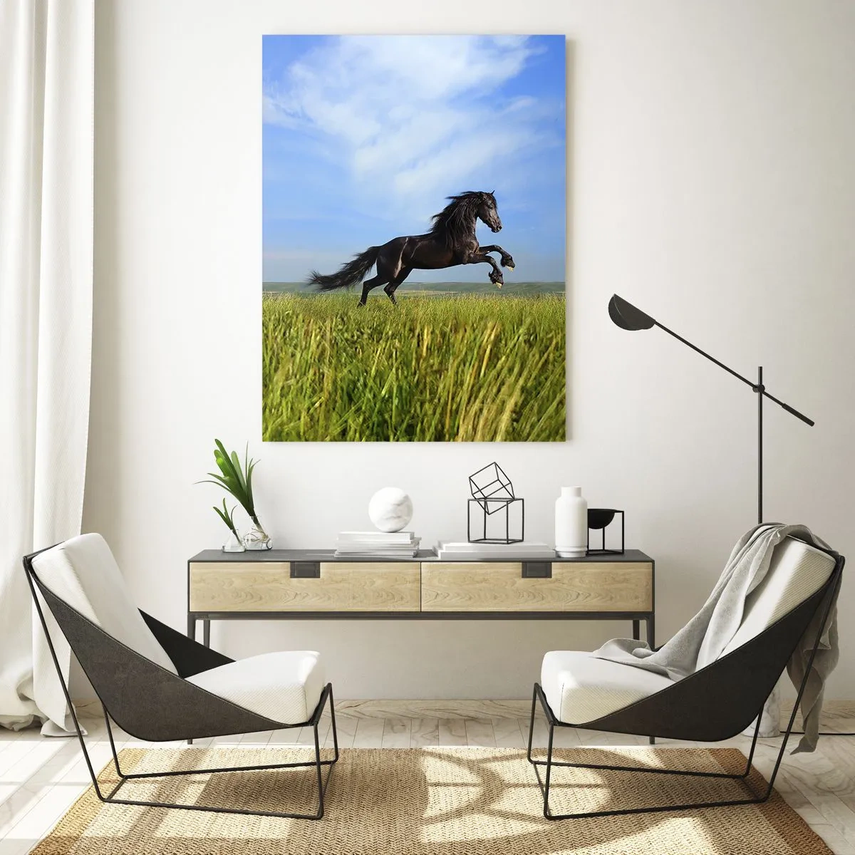 Schilderen op glas - Een spannend manifest van vrijheid - 50x70 cm
