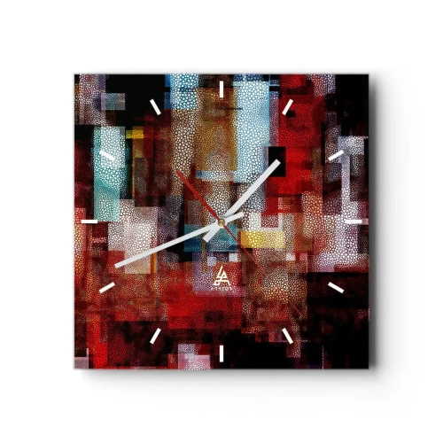 Wandklok - Klok - Het is een allegaartje - 30x30 cm