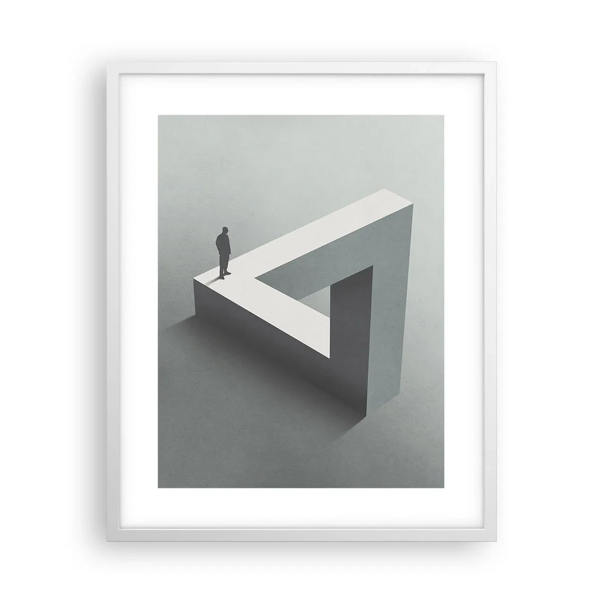 Poster in een witte lijst - Maar het is toch mogelijk - 40x50 cm