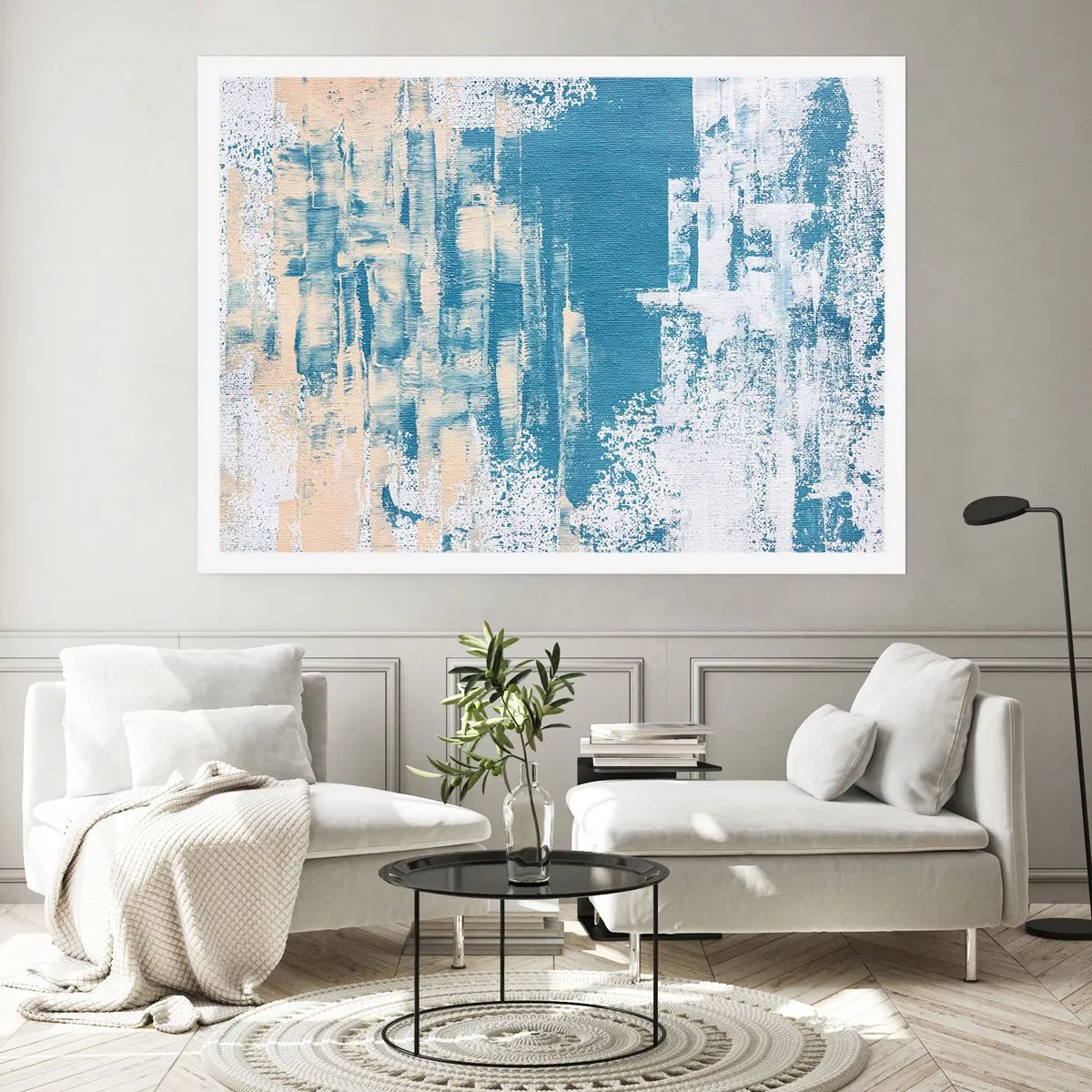 Poster - Door een ijspegel - 100x70 cm