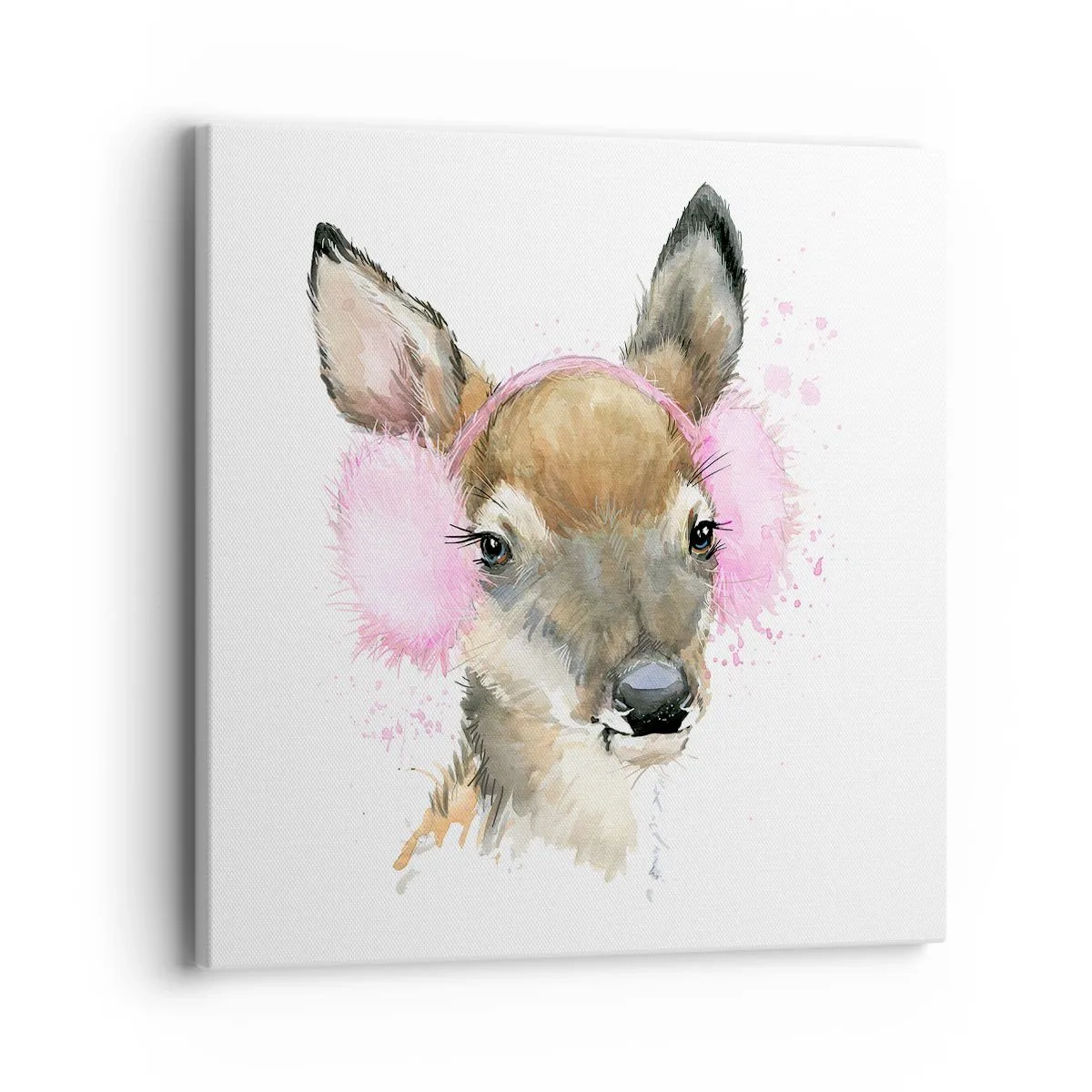 Schilderen op canvas - En de vorst is niet langer verschrikkelijk - 40x40 cm