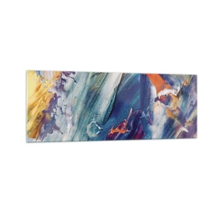 Schilderen op glas - Kleur verwarring - 140x50 cm