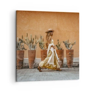 Schilderen op canvas - Hippie-stijl - 50x50 cm