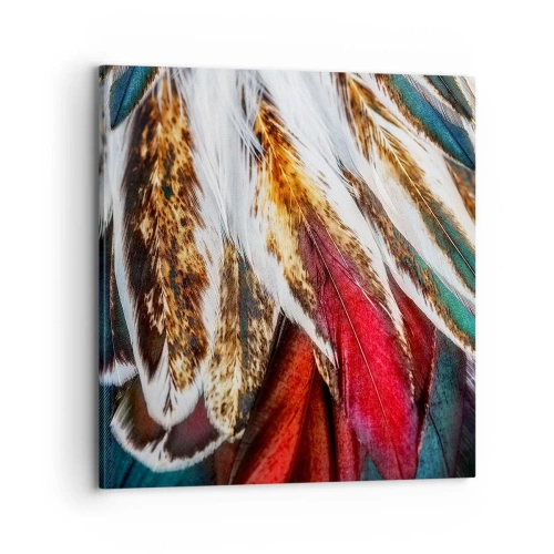 Schilderen op canvas - Geheimen van de vlucht - 70x70 cm