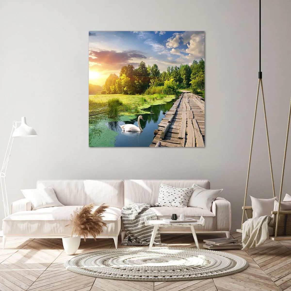 Schilderen op canvas - Zomer, zomer overal - 30x30 cm