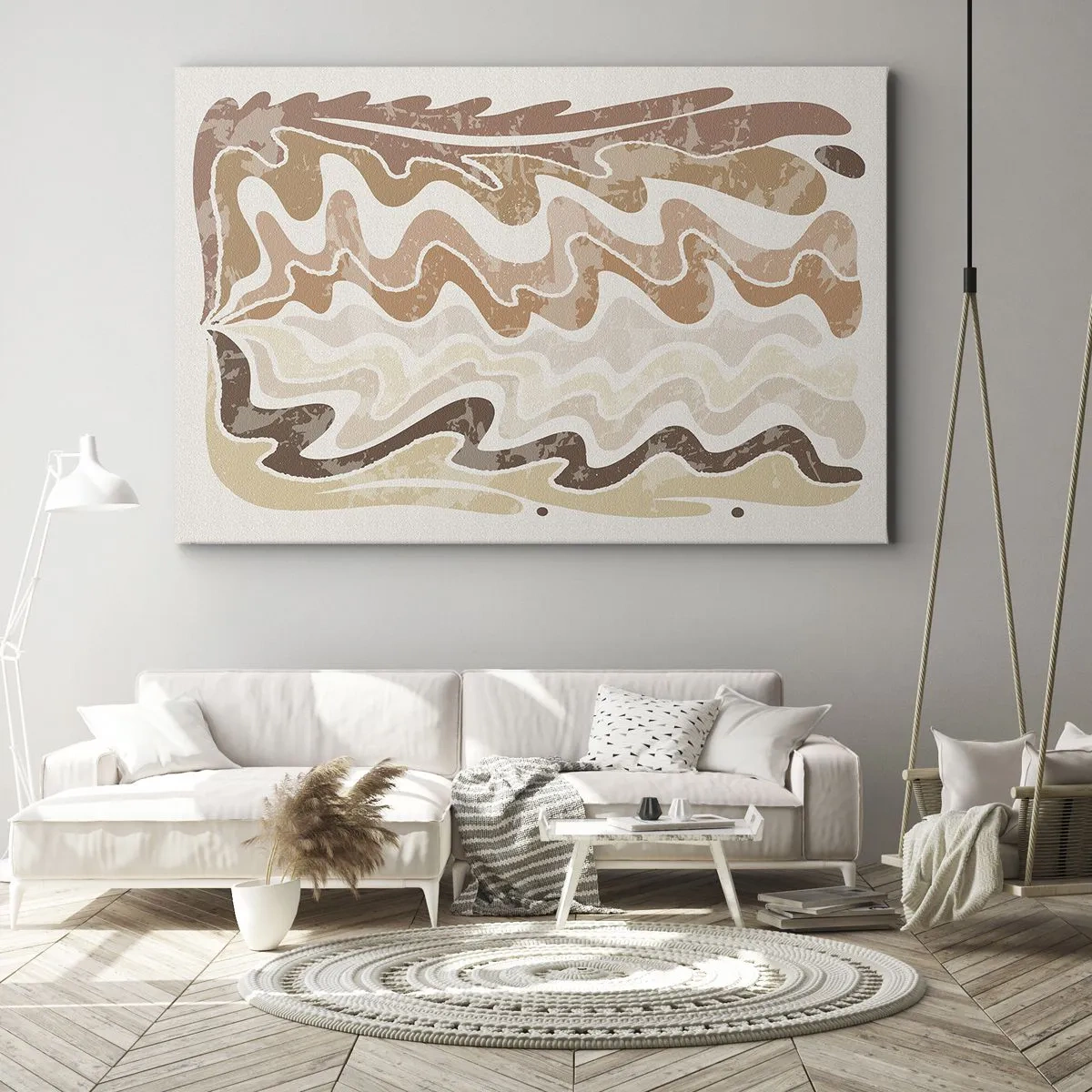 Schilderen op canvas - Goede energie – goede emoties - 100x70 cm