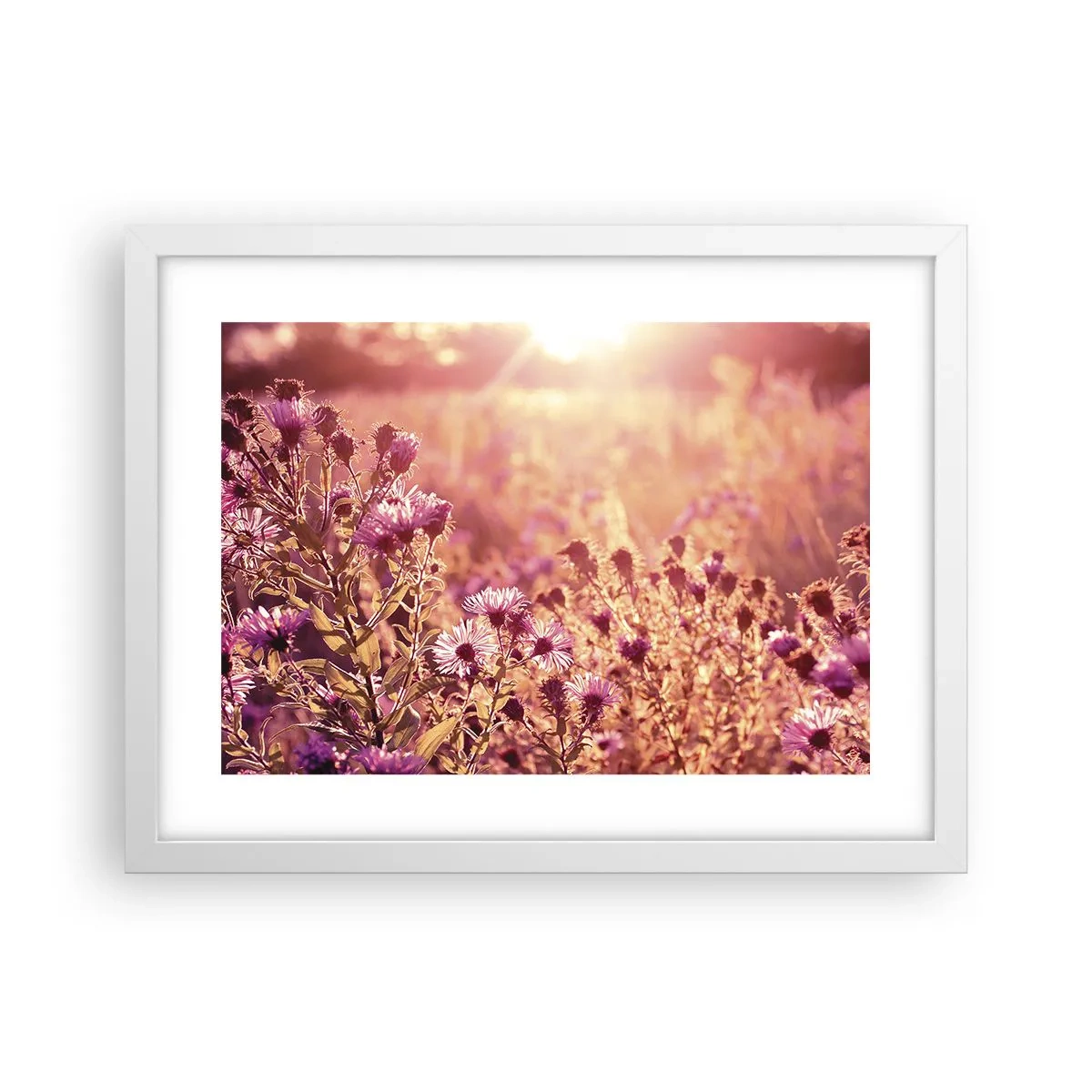 Poster in een witte lijst - Voordat de zomer voorbij is - 40x30 cm