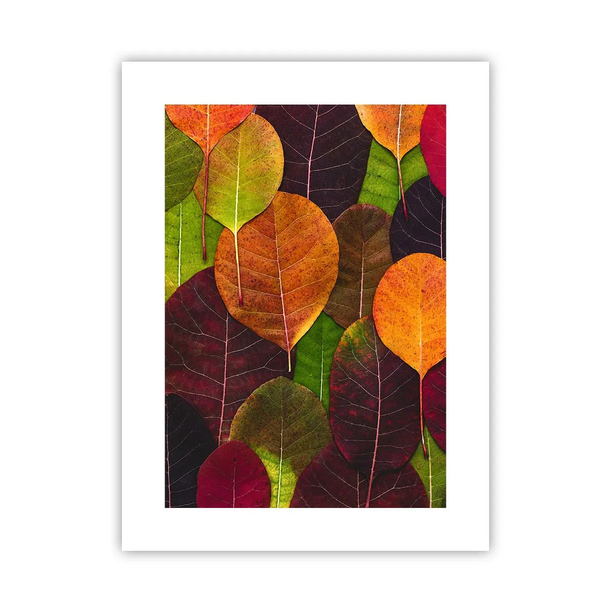 Poster - Herfst mozaïek - 30x40 cm