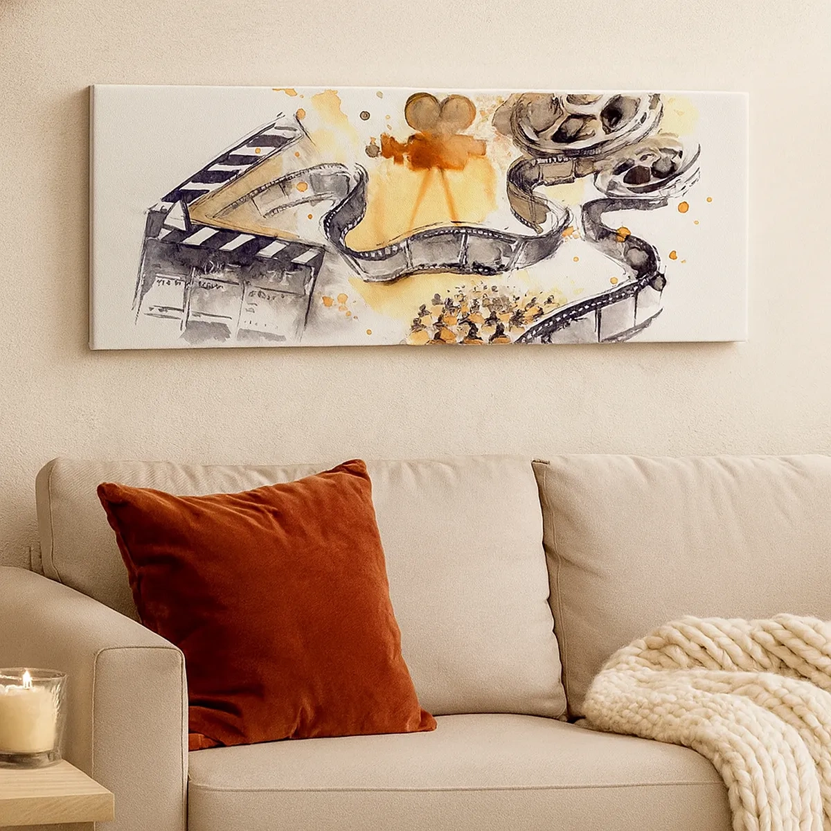 Schilderen op canvas - In het land van dromen - 30x30 cm