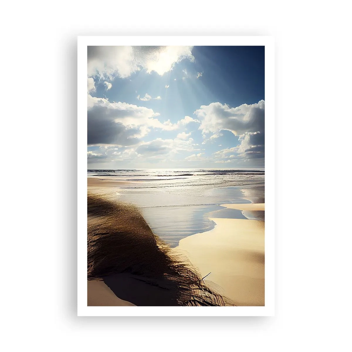Poster - Strand, wild strand - 70x100 cm