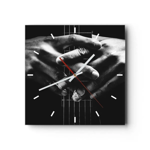 Wandklok - Klok - Gebed van de kunstenaar - 30x30 cm