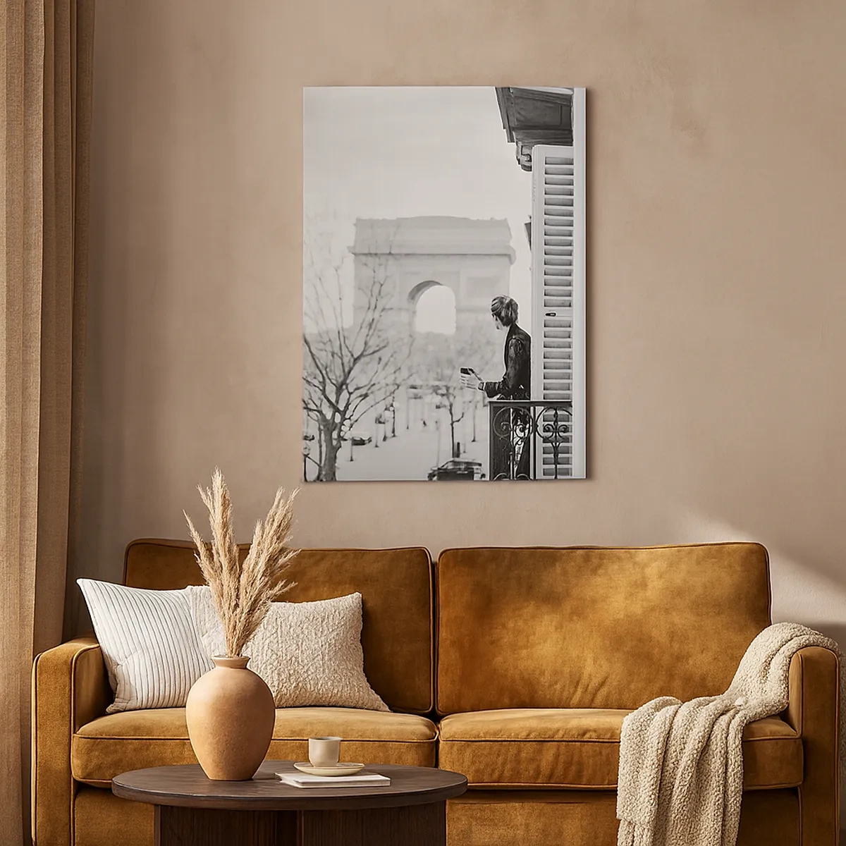 Schilderen op canvas - Een kamer met uitzicht - 50x70 cm