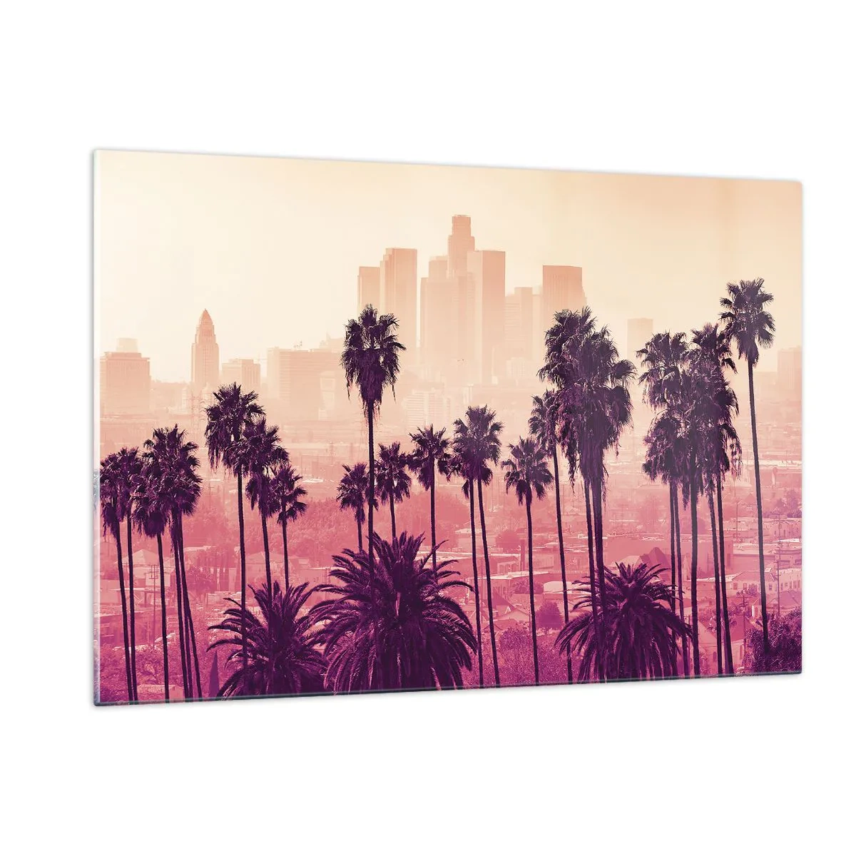 Schilderen op glas - Californisch landschap - 120x80 cm