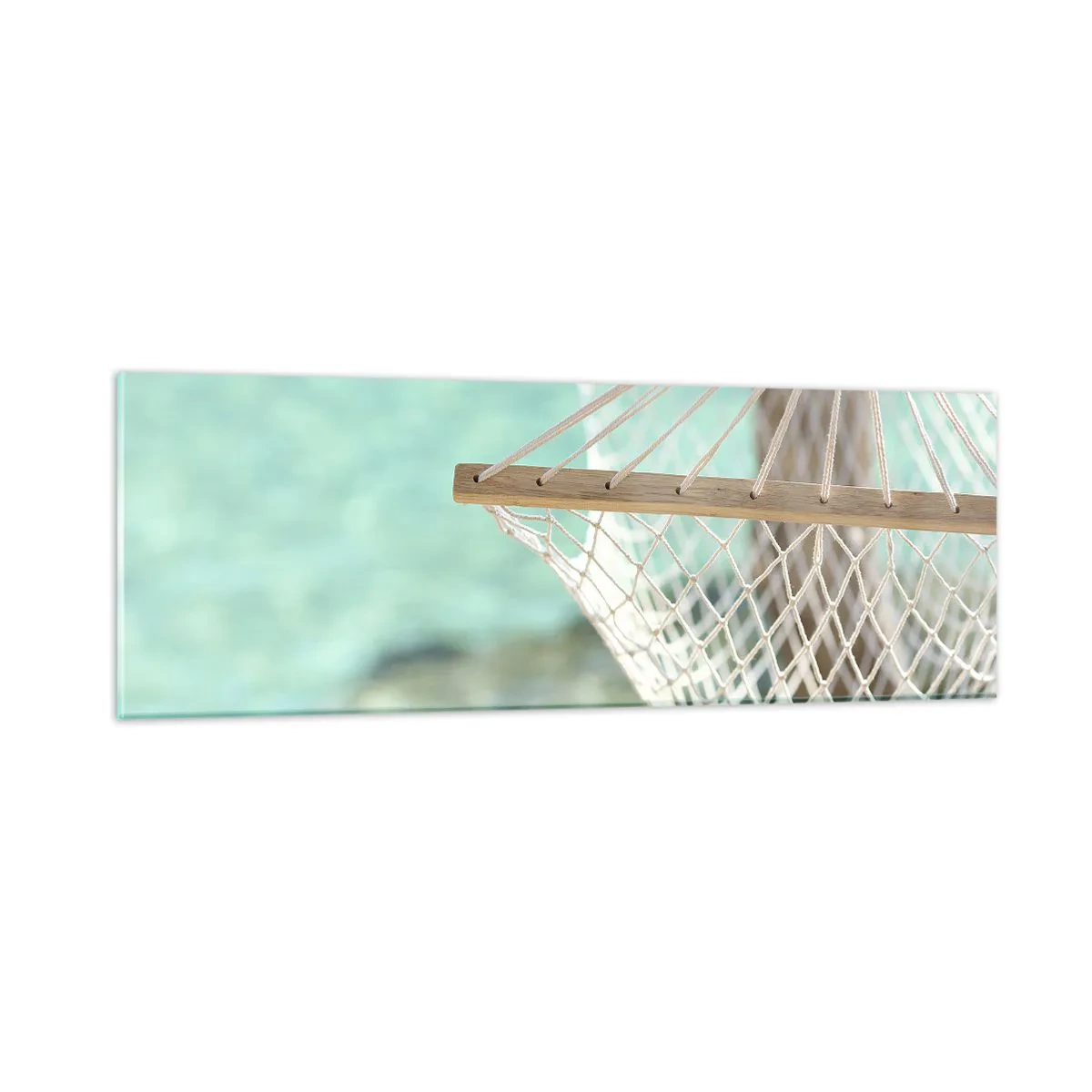 Schilderen op glas - Tijd om te ontspannen - 90x30 cm